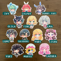 Stickers (~2" x 3" tall) - Chibi Yuki, Lishu, Ivy & more - Thumbnail 2