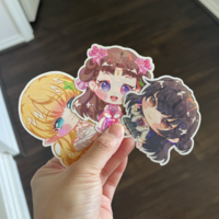 Stickers (~2" x 3" tall) - Chibi Yuki, Lishu, Ivy & more - Thumbnail 1