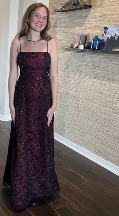 Elegant Spaghetti Straps Long Backless Party Dress