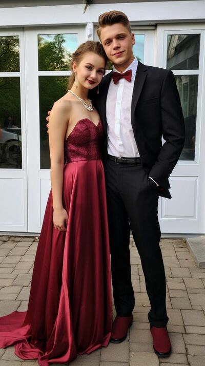 Simple Burgundy Prom Dress Evening Formal Gown Sexy Birthday Party Gown