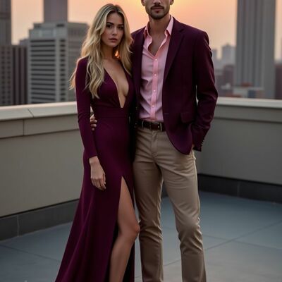 Simple burgundy wine red prom dress evening formal gown sexy birthday party gown - Thumbnail 2