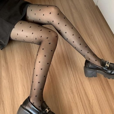 Polka dot luxury tights