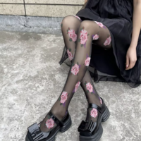 Flowers luxury tights - Thumbnail 1