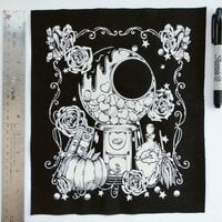 NEW! Witchy Crystals Gumball Machine Kawaii Goth Sew-on Patches - Thumbnail 1