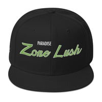 Green Script Snapback Cap - Thumbnail 1