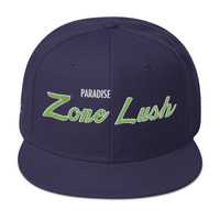 Green Script Snapback Cap - Thumbnail 15