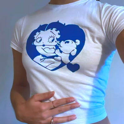 Betty boop & pudgy top