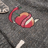 Vintage Apple Embroidered Cardigan - Thumbnail 3