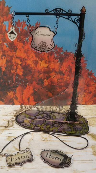 Bookshelf Signs (acrylic standee) 