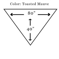 Outlander Shawl: Toasted Mauve, Beaded - Thumbnail 7