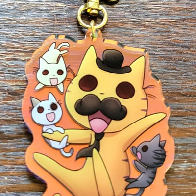 Mr.cat & kids charm