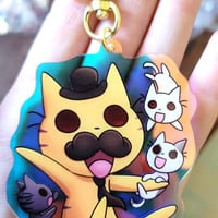 Mr.Cat & Kids charm - Thumbnail 2