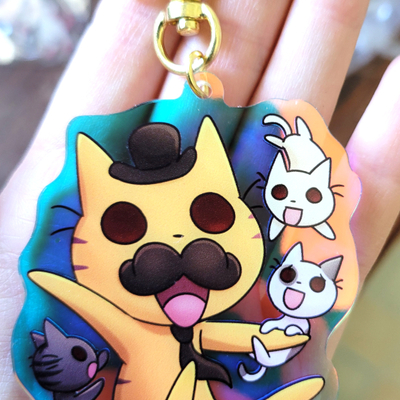 Mr.cat & kids charm