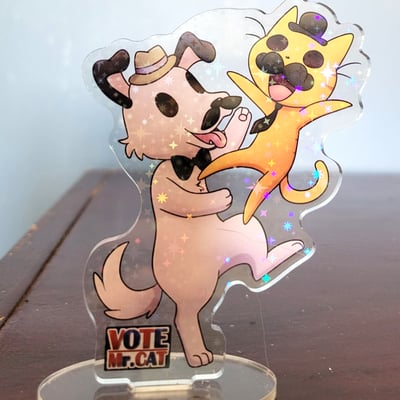 Mr.cat & mr.dog standee!