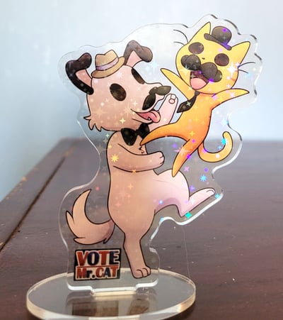 Mr.Cat & Mr.Dog standee!