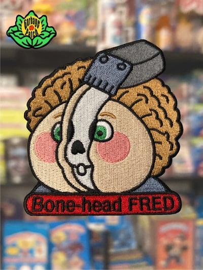 Garbage Patch Kid BoneHead FRED Patch (Iron-on)