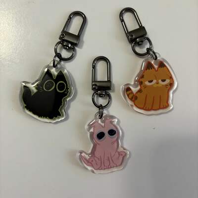 Kitty keychain