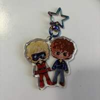 Char & Amuro Keychain - Thumbnail 1