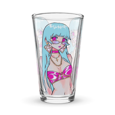 Kula Shaker pint glass