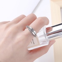 Good Luck Smiley Open Ring - Thumbnail 3