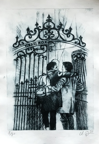 Dead Boy Detectives Artprint: "Agency Gate"