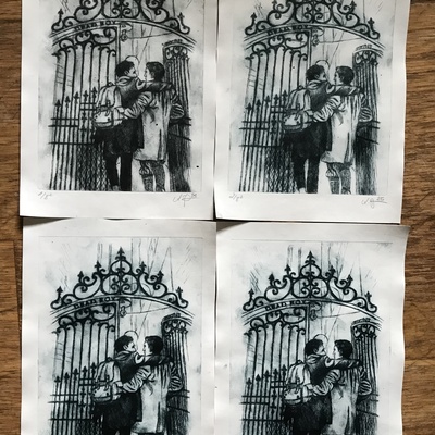 Dead boy detectives artprint: "agency gate"