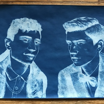 Dead boy detectives cyanotype: "the boys"