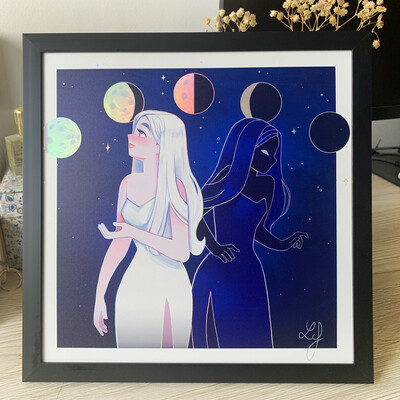 Holo star - moon