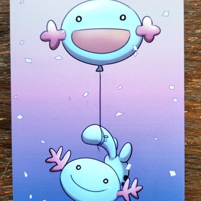 Wooper mini print