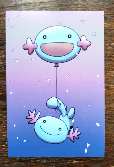 Wooper Mini Print