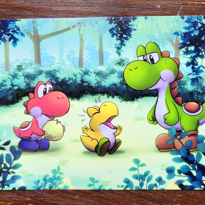 Yoshi mini print