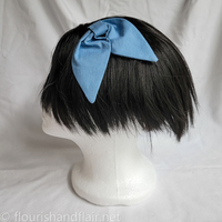 Cotton Draped Hair Bow - Thumbnail 1