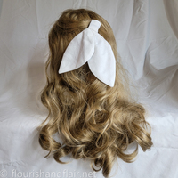 Cotton Draped Hair Bow - Thumbnail 4