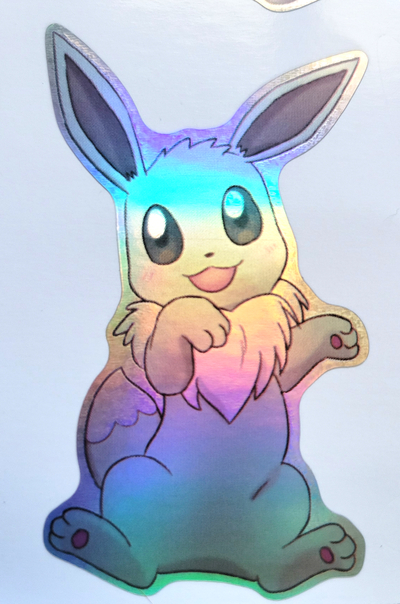 Shiny Eevee Holo Sticker