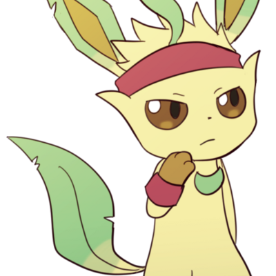Leaf the leafeon holo sticker