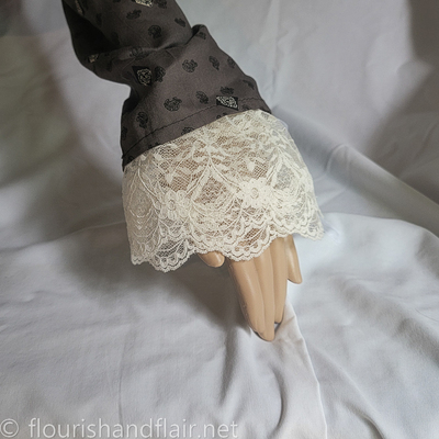 Lace cuffs