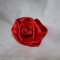Loose Satin Rose - Large - Thumbnail 6