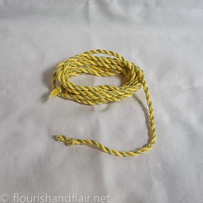 Multi-Color Cording - Yellow/Green