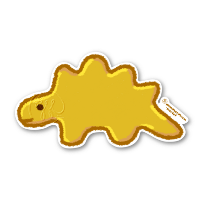 Dino nuggie stickers