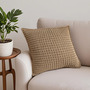 SOGA 2X 45cm Cozy Brown Geometric Knit Polyester Pillow Cover-4
