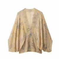 Retro fashion loose printed casual design shirt - Thumbnail 2