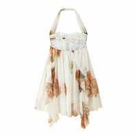 Sexy tube-neck halter dress with metal embellishments - Thumbnail 2