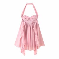 Sexy tube-neck halter dress with metal embellishments - Thumbnail 4