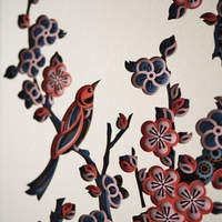 STEREOWOOD Plum Blossom Multi-Layer Art, Stereoscopic 3D Decor,Mandala Laser Cut - Thumbnail 2