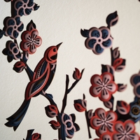 STEREOWOOD Plum Blossom Multi-Layer Art, Stereoscopic 3D Decor,Mandala Laser Cut - Thumbnail 6