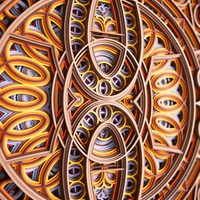STEREOWOOD Divine Light, Handmade Mandala, Laser Cut Wooden Wall Art, Unique Modern Home Decor - Thumbnail 5