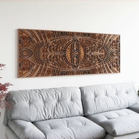 STEREOWOOD Divine Light, Handmade Mandala, Laser Cut Wooden Wall Art, Unique Modern Home Decor - Thumbnail 2