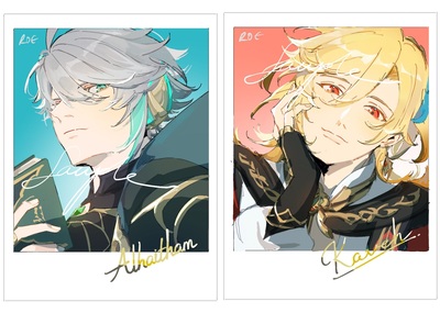 Alhaitham & Kaveh Photocards