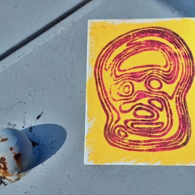 Tequila sunrise smudge. 