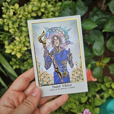 Prayer card - saint viktor